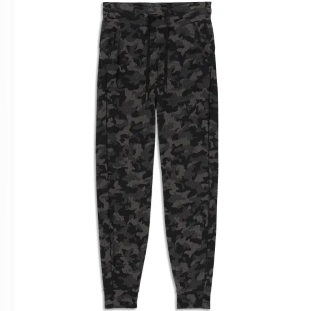 Lululemon Ready To Rulu Jogger Heritage Camo Jacquard Black Lunar Rock Size 4